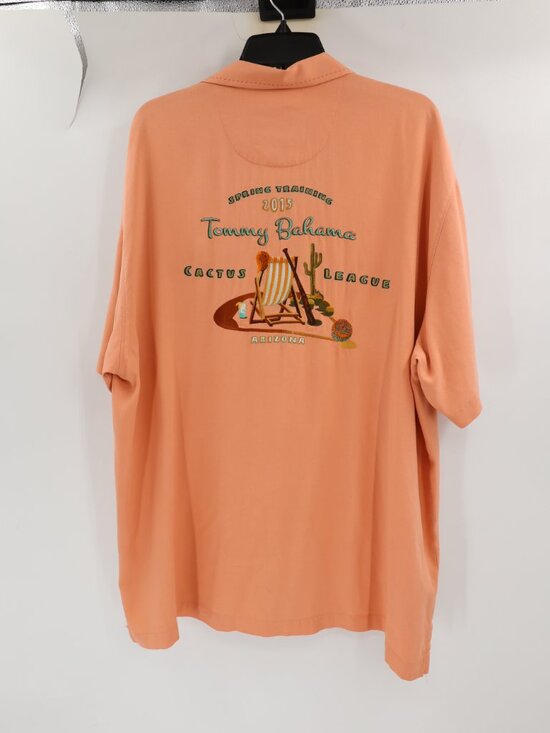 Tommy Bahama Other - Tommy Bahama Shirt Mens XL Silk Cactus League Arizona Short Sleeve Button Up